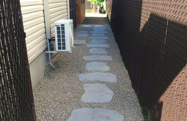 Installation et réparation de pavé uni